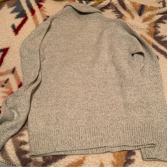 Gorgeous Aran Wool Cableknit shawl collar sweater/ from Ireland - Picture 4 of 6